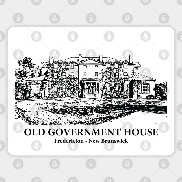 Old Government House - Fredericton NB Magnet by Lakeric